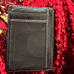 Coach Signature Slim Card Holder